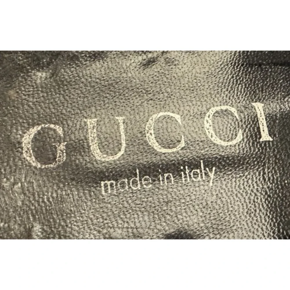 Vintage Very Good Cond. Gucci Black Suede (Men's) US 12D Loafers - UK 11 / EU 47